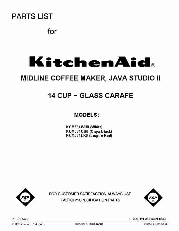 KitchenAid Coffeemaker KCM534ER0-page_pdf